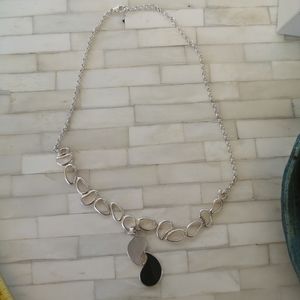 Sterling Silver Ying & Yang Necklace